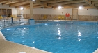 Indoor swimming pool by Pinelog at Sunbeach