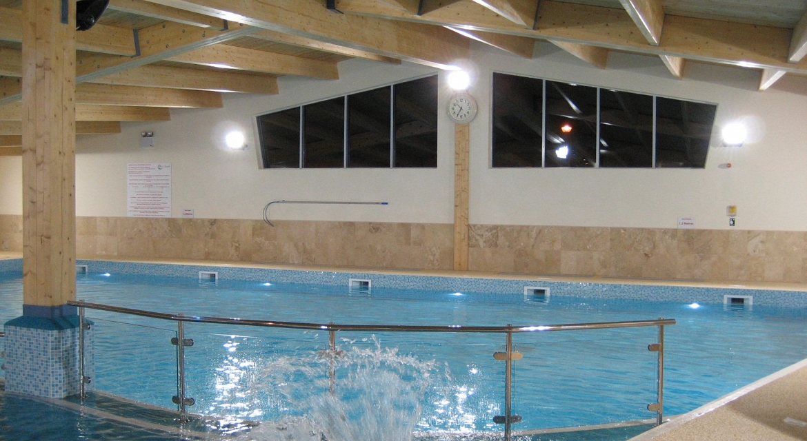 Sunbeach indoor swimming pool West Wales